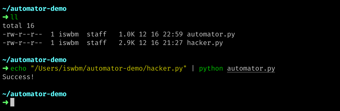 在Mac上使用 Automator 和 Python 定制服务