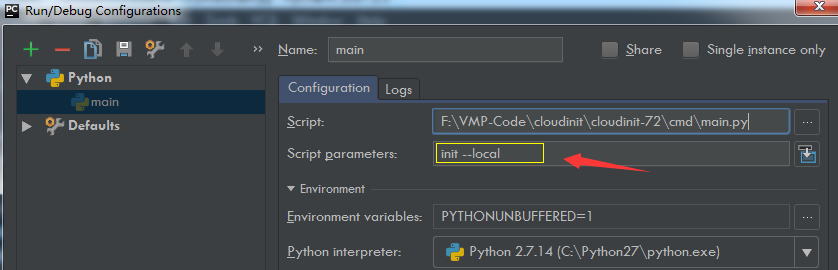 零基础学 Python（65）：PyCharm 中指定参数调试程序