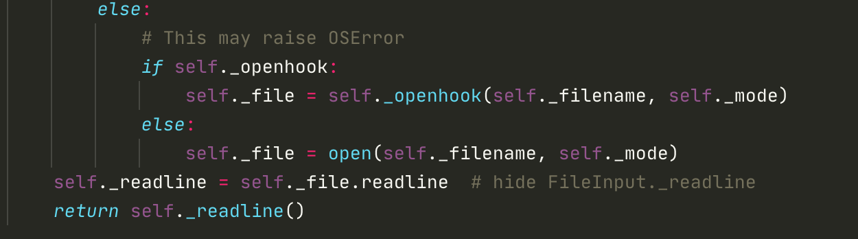 Python 中比open更好用的读取文件方式：fileinput 模块